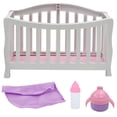 thumbnail image 6 of Magic Nursery: Doll In Crib - 8" Baby Doll Playset - New Adventures, Children's Pretend Play, Ages 2+, 6 of 7