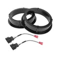 thumbnail image 1 of Adaptador de espaciador de altavoz tweeter Unique Bargains para VW New Beetle 9C 1997-2010, impermeable, negro para 6.5" ABS, 2 juegos, 1 of 1