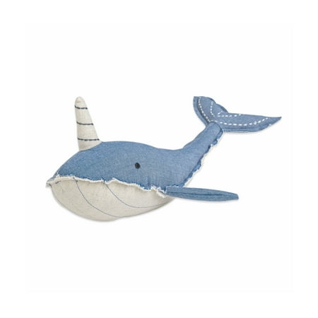 Crane Baby Caspian Narwhal Plush Toy - Soft Cuddly Toddler Friend
