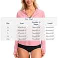 thumbnail image 7 of Oksale Women's Athletic Yoga Jacket Sun Protection Casual Full Zip Running Workout Track Jackets for Active Outdoor Hiking Pink 2XL, 7 of 7