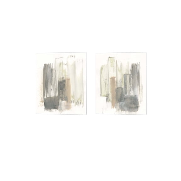Metaverse Jennifer Goldberger 'A Touch of Pastel' Canvas Art (Set of 2)