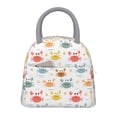 thumbnail image 1 of Disketp Colorful Crabs Bolsa Térmica para Almuerzo, Lonchera con Abertura Amplia y Gran Capacidad, Organizador Reutilizable para Mujeres, Hombres y Adultos, 1 of 6