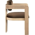 thumbnail image 5 of Meridian Furniture Sacha Brown Velvet Dining Chair (Set of 2), 5 of 10