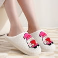 thumbnail image 2 of Christmas Slippers House Shoes for Women Fluffy Soft Cozy Bedroom Cartoon Plush Cute Slippers for Indoor Outdoor Use, 2 of 7