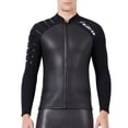 thumbnail image 2 of Yuarrent Trajes de neopreno Traje de buceo dividido Manga larga Pantalones largos Sensación de cuerpo frío Mono Transpirable Deportes Buceo Deportes acuáticos Hombre/Negro METRO, 2 of 6
