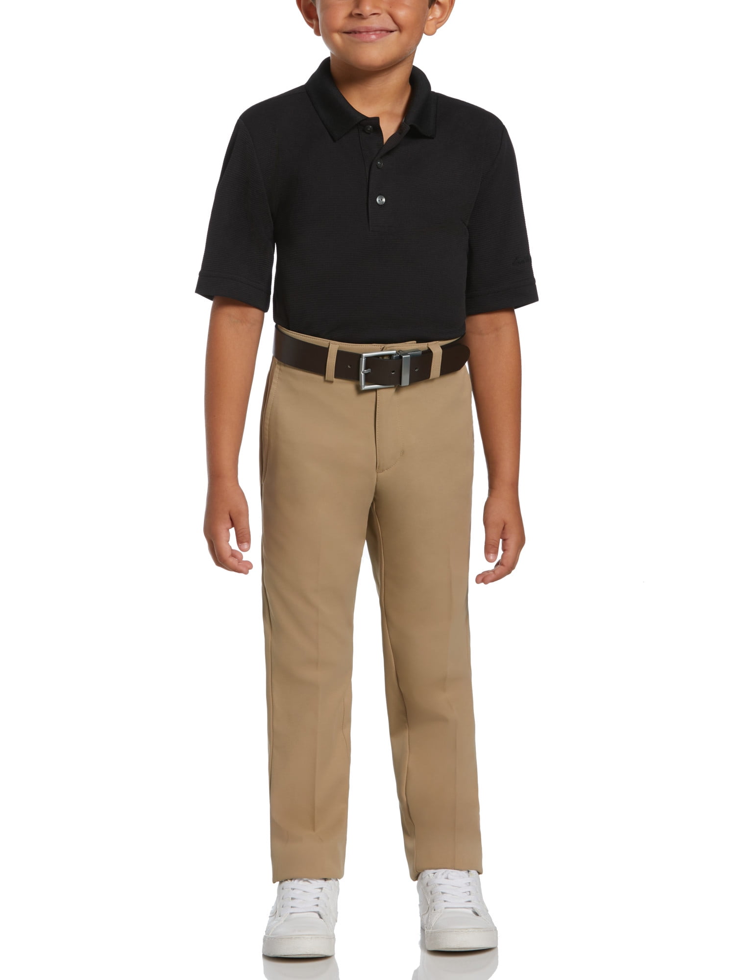 Ben Hogan Boys' Solid Golf Pants with Active Waistband, Sizes 4-20