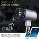 thumbnail image 4 of Ionizador purificador de aire para automóvil - Ambientador antibacteriano iónico enchufable de 12 V con cargador USB dual - Olor a humo, olor a comida, alérgenos, eliminador de virus para automóvil (, 4 of 5