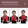 thumbnail image 3 of Men Women Heated Scarf With 3 Level Winter Heated Soft Plush Scarf USB Electric Warm, 3 of 8