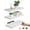 White, variant on Ophanie 16 inch 3 Pack Wood Floating Shelves, Hanging Float Shelf for Bathroom, Bedroom, Living Room, Kitchen with 22lbs Capacity, Wall Mounted Decorative Shelves, 16 x 6.7x 1.1 Inch, Set of 3, White