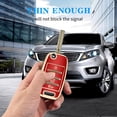 thumbnail image 6 of Key Fob Cover Compatible with Kia Sorento Sportage Rio Soul Forte Optima Keychain Case Holder Protector,Red, 6 of 7