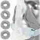 thumbnail image 4 of Forros para mascarillas CPAP de cara completa, mascarillas CPAP reutilizables de color beige, cubiertas de algodón suave, color azul, 4 of 5