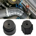 thumbnail image 1 of 2pcs Car Air Conditioning Service AC Charging Port Valve Dust Cap Replacement Dust Cover Car AC Valve Cap Kit High 16mm Low 13mm, 1 of 9