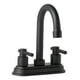 thumbnail image 1 of Llave Mezcladora Para Lavabo Tipo Bar Negra Baño Y Grifo Hidroflu Acabado Mate, 1 of 3