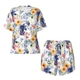 thumbnail image 4 of Xecao Lilies Flowers print Swimsuit for women, Summer-ready, sporty style.Quick-dry fabric. Many sizes & colors., 4 of 9