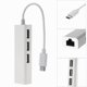 thumbnail image 3 of HUB Tipo C Convertidor de expansión de tarjeta de red RJ45 a 100 Mbps de puerto HUB de 2 puertos USB 2.0 Tipo C para Macbook Abanopi  HUB Tipo C, 3 of 6