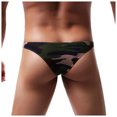 thumbnail image 4 of Pants for Men New Ice Silk Mens Briefs Thongs G-String Underwear Green S(S), 4 of 7