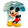 thumbnail image 1 of Ropa para niños, camiseta de manga corta de Mickey Mouse para niños, sudadera para niños, ropa para niños, camisetas 3D de Mickey 7T Gao Jinjia LED, 1 of 2
