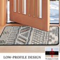 thumbnail image 3 of Beige Geometric Stripe Diamond Pattern Door Rugs,Washable Non Slip Door Mats Indoor,Decorative Door Mats,Entry Mat Indoor for Entrance,Bedroom,Kitchen,Bathroom,30"x17", 3 of 6