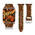 thumbnail image 1 of Compatible Con Apple Watch De Hojas Otoñales Florales De 38/40/41/42/44/45 Mm Para Mujeres Y Hombres, Silicona Suave, Regalos De Acción De Gracias, Decoraciones, Pulsera De Repuesto Para Iwatch Series, 1 of 5