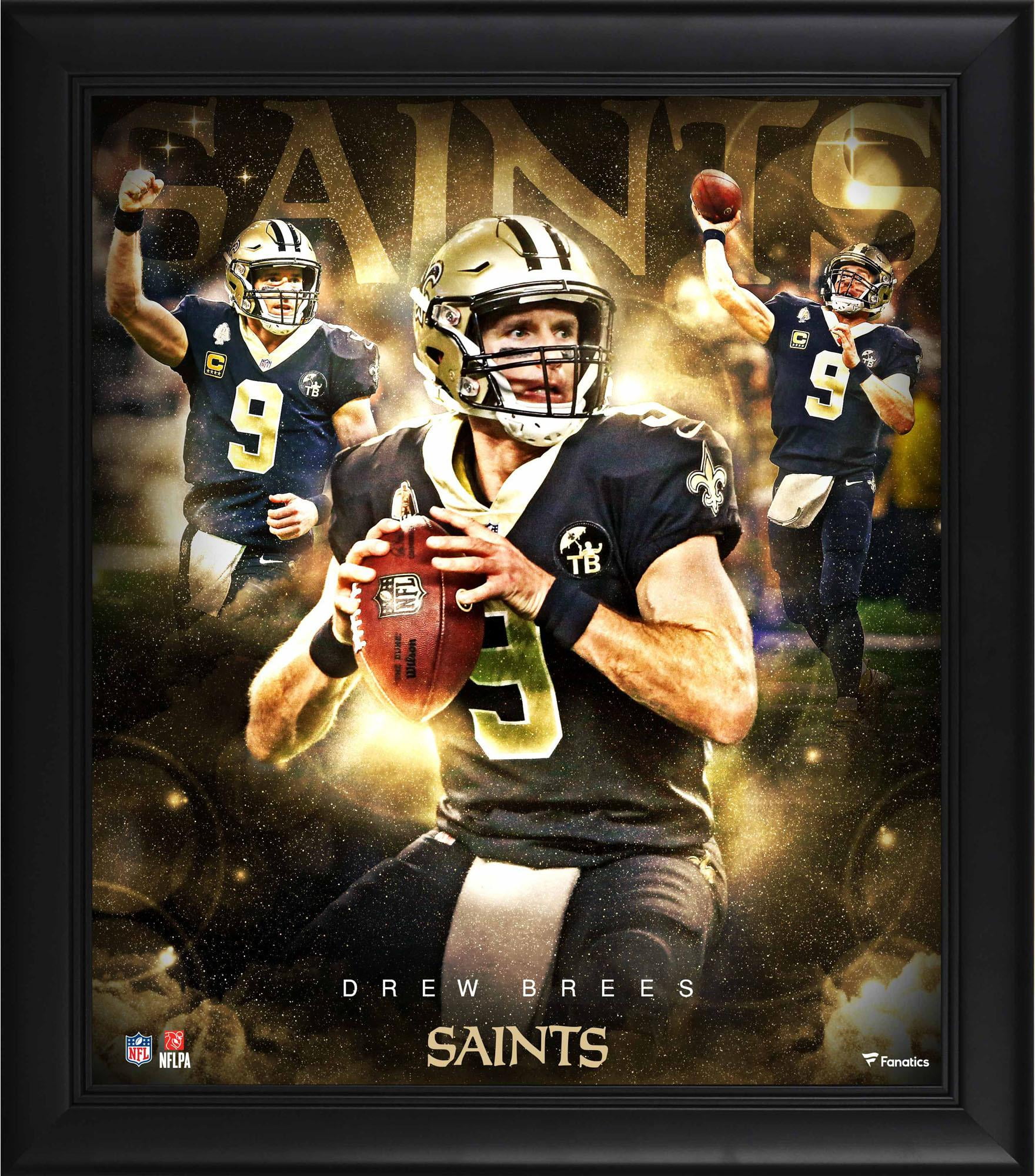 drew brees framed jersey