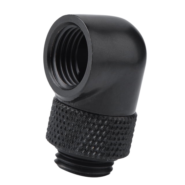 Conector de Codo de Rosca G1/4, 18 mm 90 R ot Ary Codo Mejorar El Adaptador de enjues MÚLTIPLES CONECTOR DE PC DE EXTENSOR DE ENFRIAMIENTO MASCULino A Femenino Para El de