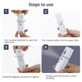 thumbnail image 3 of 10X Portable Nano Facial Mister Mini Facial Steamer Atomization Eyelash Extensions with Mirror White, 3 of 5
