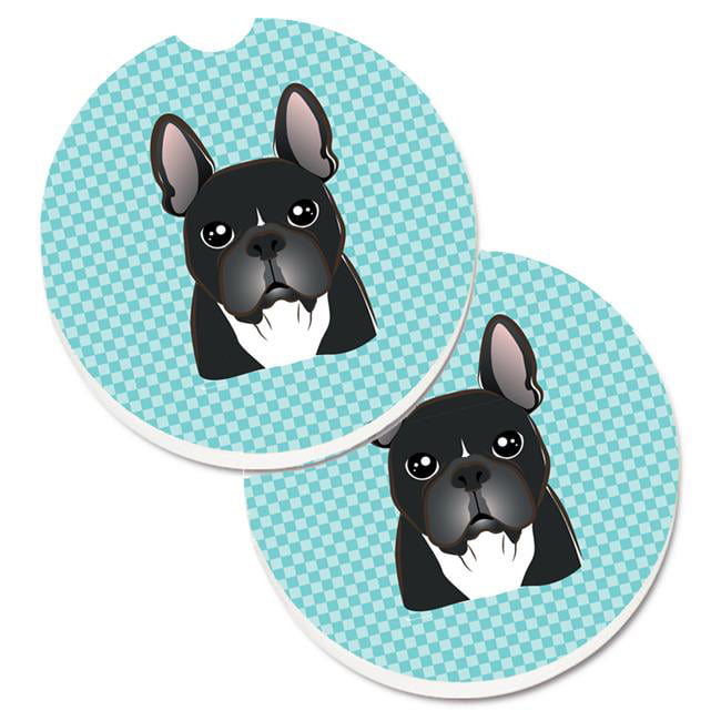 FRENCH BuLLDOG in the bathroom dog art tile coaster gift gifts coasters 