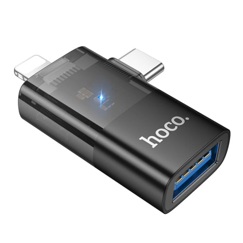 Mini Size 2 In 1 OTG Transperant Adapter UA36E