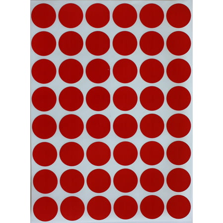 Red Dot Sticker approximately ~ 3/4