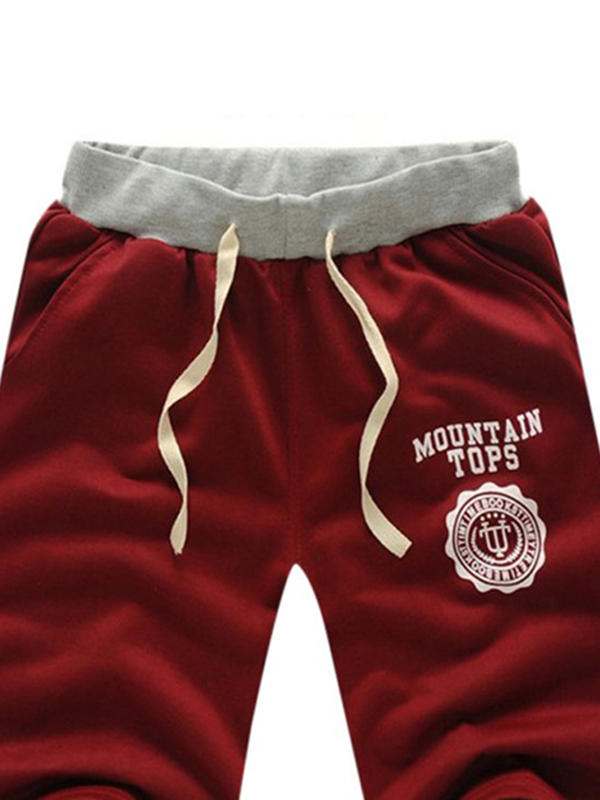 mens cotton jogger shorts