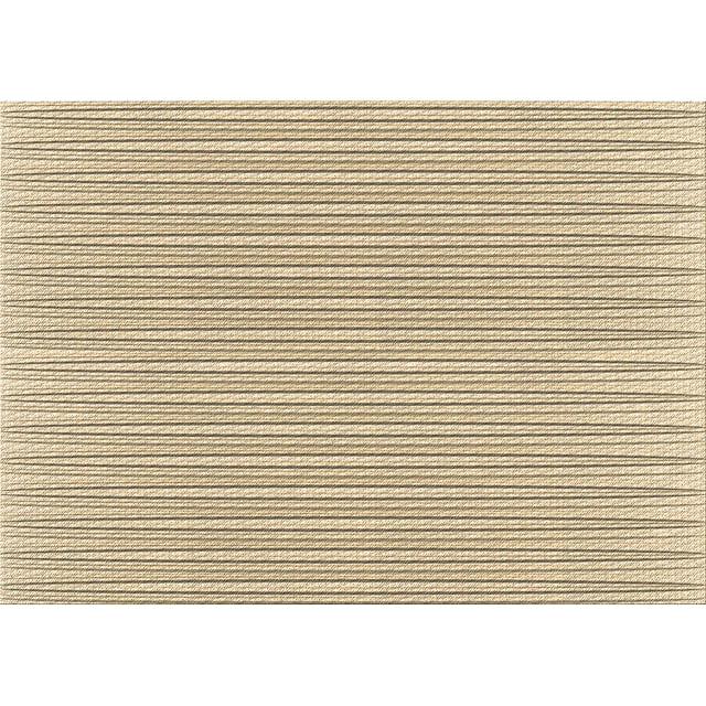 Ahgly Company Machine Washable Indoor Rectangle Transitional Golden Blonde Gold Area Rugs, 2' x 4'