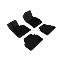 3D MAXpider Custom Fit Kagu Floor Mat (Black) for 2014-2020 BMW 4 Series - 1ST Row 2ND Row