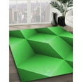 thumbnail image 2 of Ahgly Company Indoor Square Patterned Green Area Rugs, 4' Square, 2 of 6