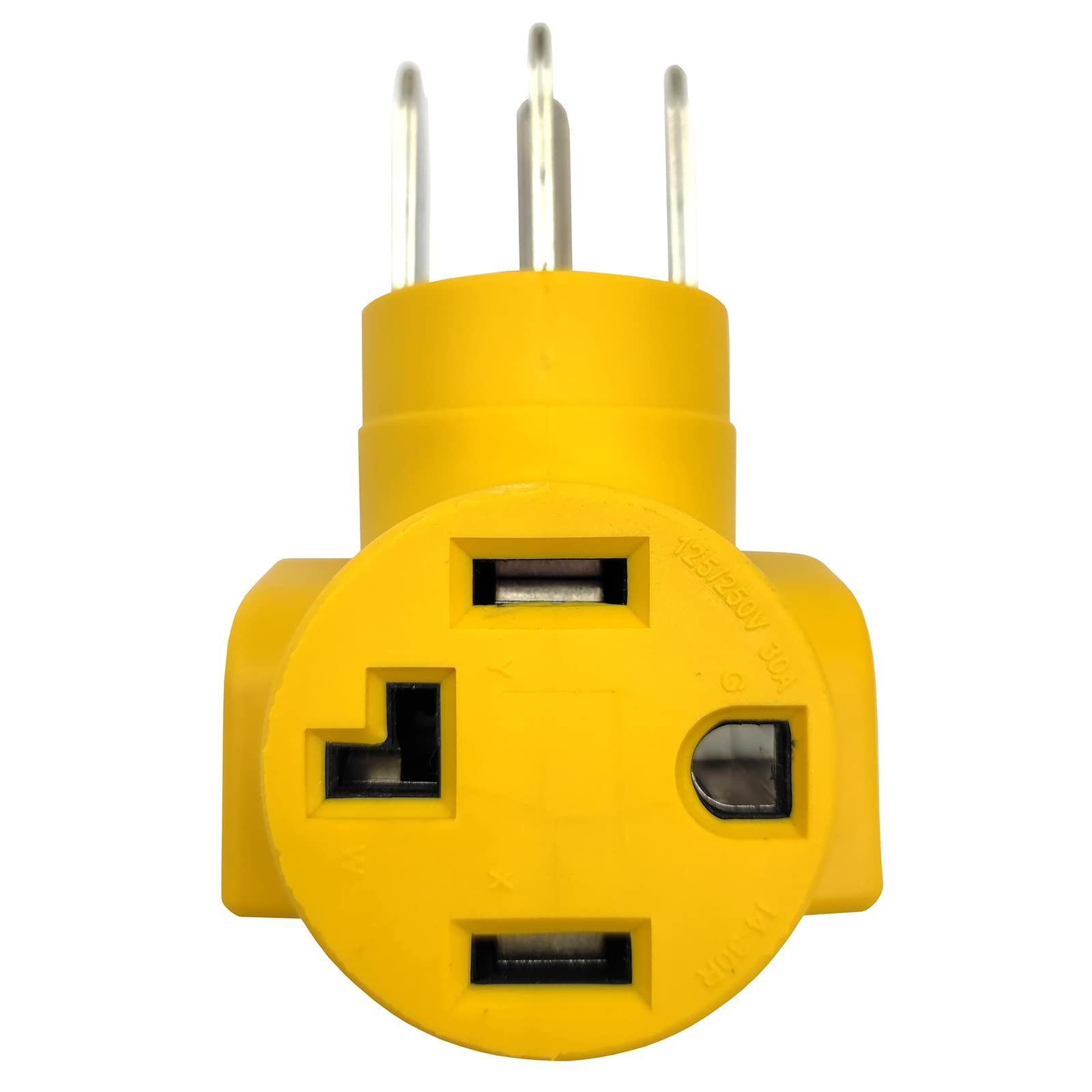 Parkworld 62886 NEMA 14-50P to 14-30R One Piece Compact Adapter RV to Dryer Adaptor Output 30amp 250Volt