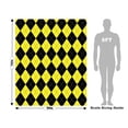 thumbnail image 4 of Rwraps Yellow Argyle Sunshine Contrast Matte Vinyl Film Wrap 59in x 4ft Vinyl Vehicle Car Film Sheet, 4 of 9