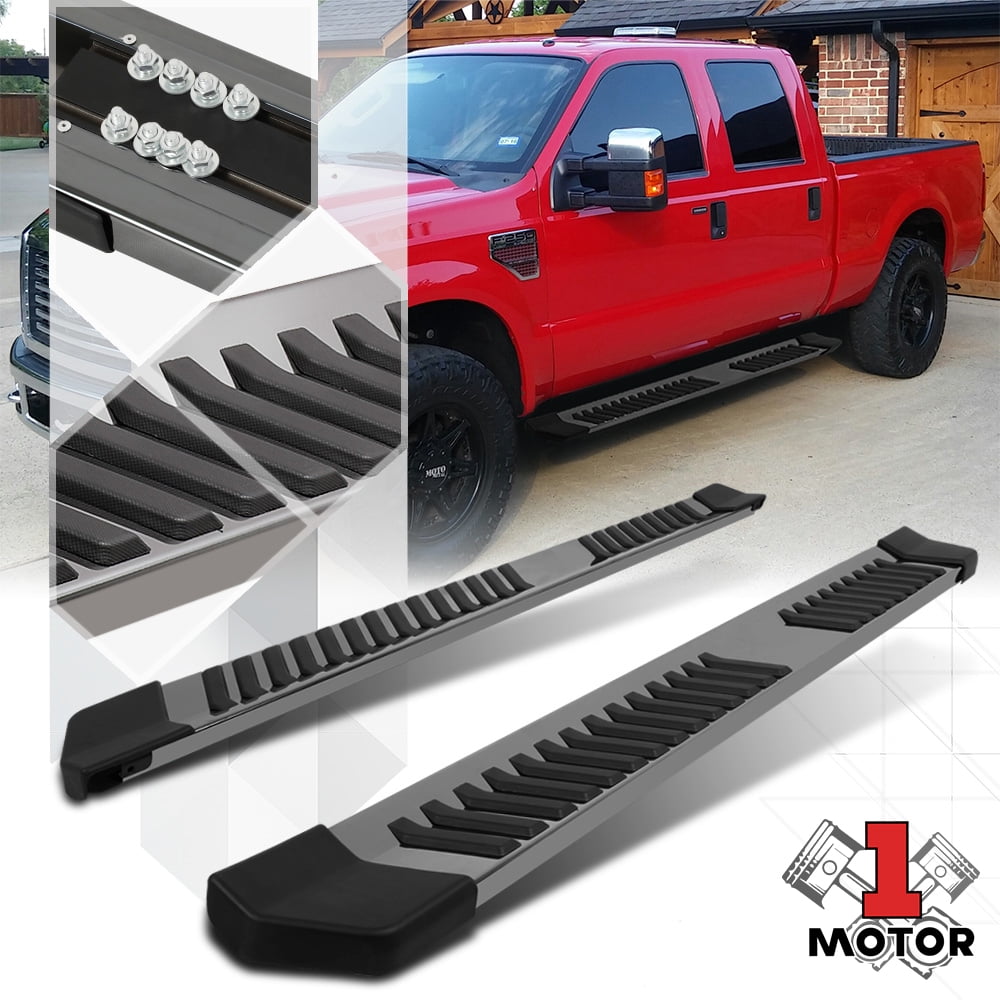Metallic Black Board 6" Side Step Nerf Bar for 9916 Ford F250/F230 SD