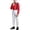 Red, variant on LEKWK Boys 3 Piece Suits Long Sleeve Dress Shirt With Bowtie and Suspender Pants Kids Formal Set For Wedding School Homecoming Performance Stage Outfit