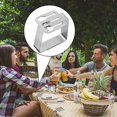 thumbnail image 5 of Hfatmos Clips Para Mantel De Acero Inoxidable Resistente Al Viento, Soporte Para Mantel, Clip Para Mantel Para Picnic Al Aire Libre, Restaurante, Cocina, Fiesta, 6 Unidades, 5 of 5