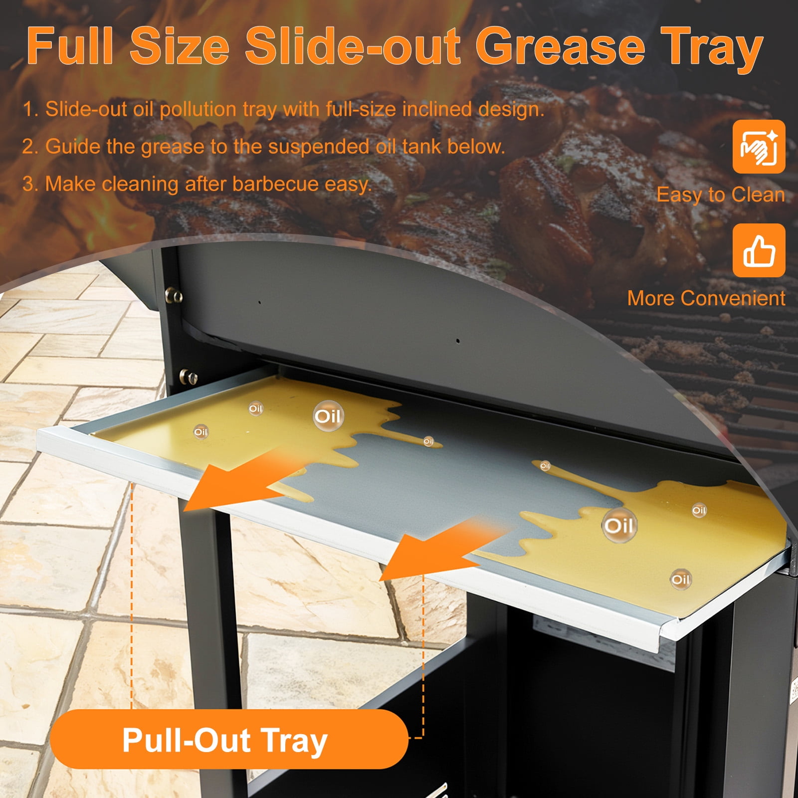 3 Burner Propane Gas Grill with Side Burner, 40500 BTU Stainless Steel Barbecue Grill for Outdoor, BBQ gas grill with Tool Holder, Wheels, and Bottle Opener
