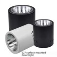 thumbnail image 3 of Carcasa de luz descendente de montaje abierto con tornillo tradicional sin orificios E27, bombilla de bajo consumo de 3, 4, 5 y 6 pulgadas, tubo de montaje abierto, 3 of 5