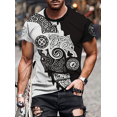 thumbnail image 3 of Camiseta informal con estampado 3D para hombre, ropa cómoda de hip hop, verano 2024, 3 of 5