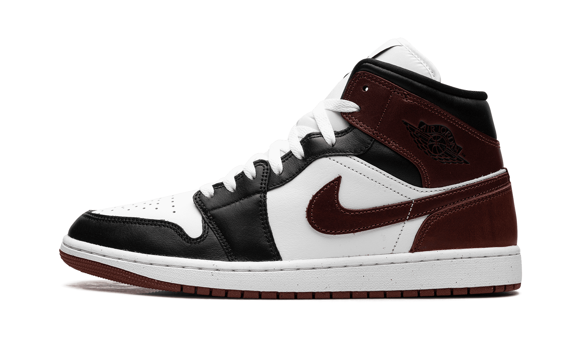 Nike Air Jordan Mid 1 Sneakers Men Size 13 Gym Bred Toe DQ8426-106 Lace Up EUC Nike Air Jordan 1 Mid Retro Gym Red Black Toe | Mercari main image 2