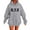 Grey, variant on Bibifish Hoodies For Women Preppy New York City Letter Print Fall Oversized Hoodies Casual Long Sleeve Pockets Pullover Tops
