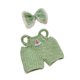 thumbnail image 5 of Mono con tirantes de pierna ancha perfecl para muñecas de peluche 5,91'' verde, 5 of 8