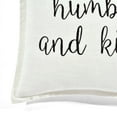 thumbnail image 2 of Lush Decor Humble and Kind Script Decorative Pillow Cover White Single 20x20, 2 of 11