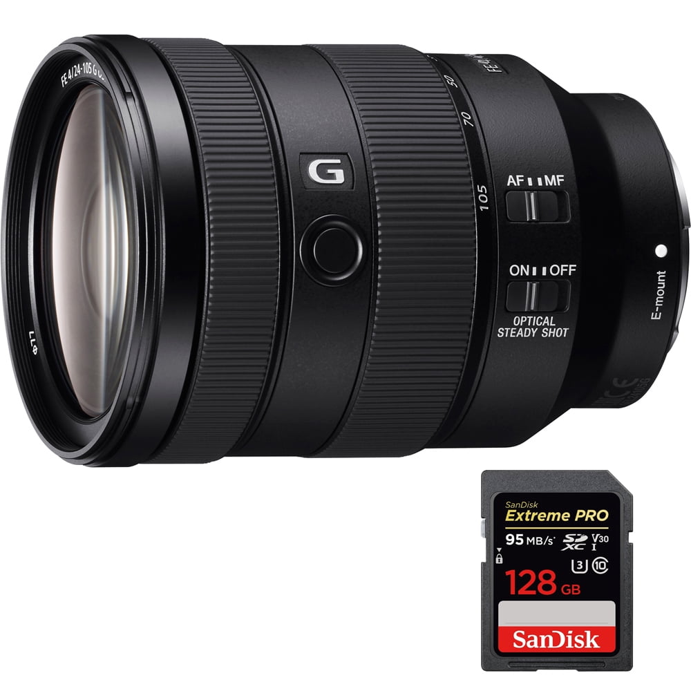 Sony SEL24105G, 24 mm to 105 mm, f/4, Zoom Lens for Sony E - Walmart