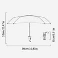 thumbnail image 3 of Hearth & Gear Mini Umbrella For Purse With Sun Coating 2025 Small Travel Umbrella Compact Mini Pocket Umbrellas For Travel Lightweight Rain Purse Umbrellas Portable For Traveling Rave Umbrella, 3 of 7
