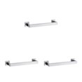 thumbnail image 3 of stanreset 1/2/3/5 Bathroom Hardware Set Stainless Steel Towel Bar Ring Paper Holder Multifunction Robe Hook Modern Style Rack Kit Silver bar 3PCS, 3 of 6