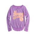 thumbnail image 1 of Sudadera deportiva con lentejuelas de Justice Girls, Púrpura, 12 Justice Camisa de entrenamiento, 1 of 2