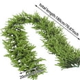 thumbnail image 3 of Christmas Norfolk Pine Garland - 6FT Real Touch Artificial Greenery Garland for Mantle, Fireplace, Table, Stairs, Indoor Outdoor Holiday Decor, and Anthropology Home Decor, 3 of 5